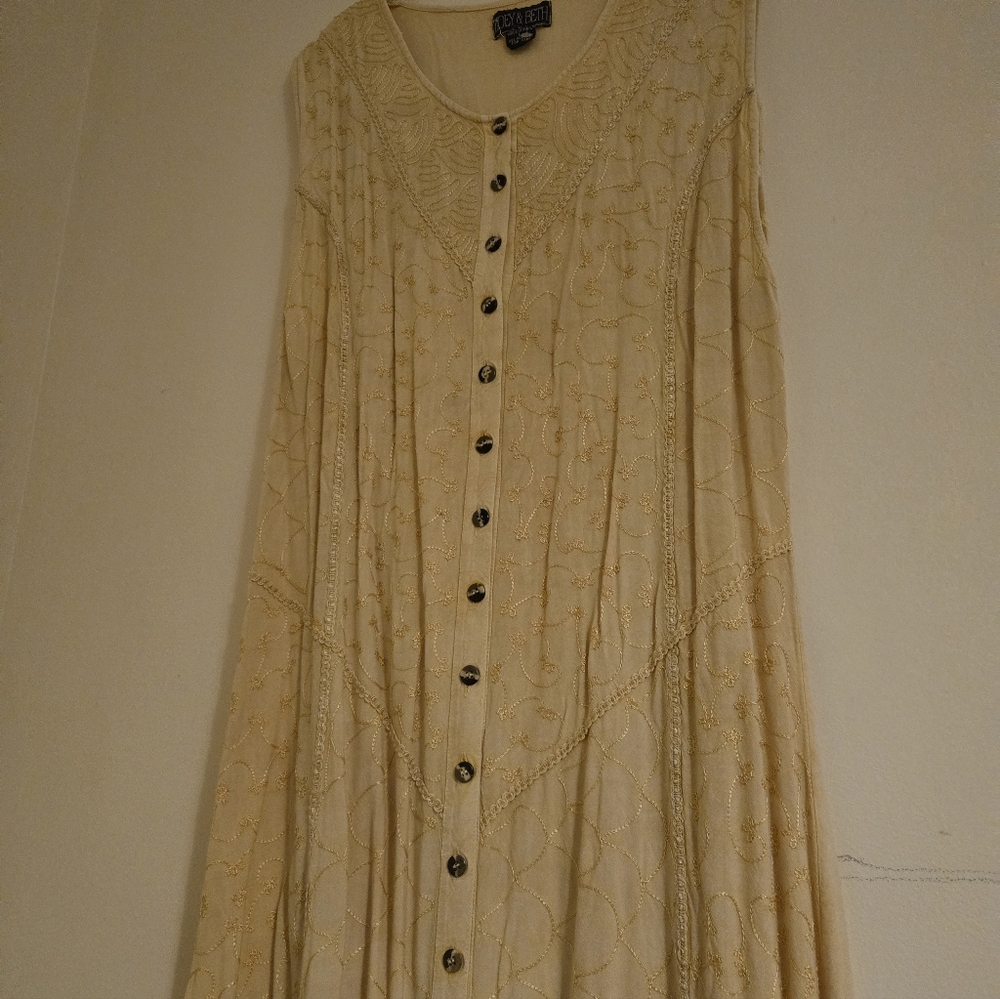 Double D Ranch Yellow Maxi Dress with Button Detail By Zoey  Beth